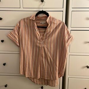 Madewell Colorful Striped Tunic EUC